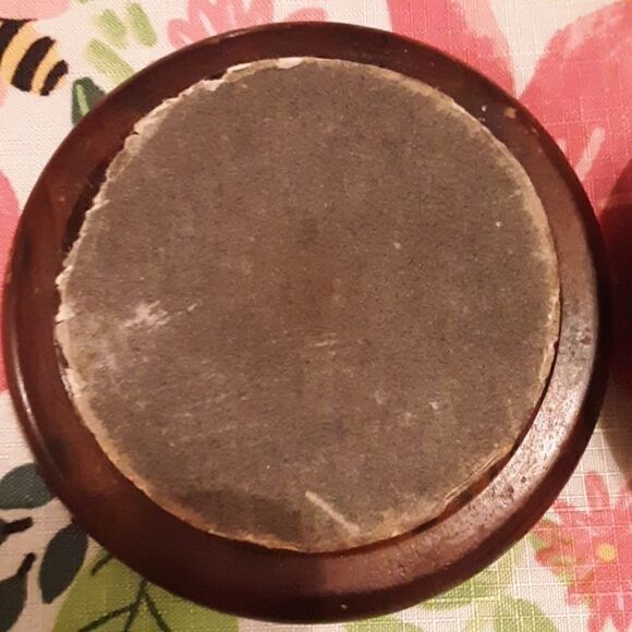 Vintage Wooden Round Trinket box - Picture 3 of 4